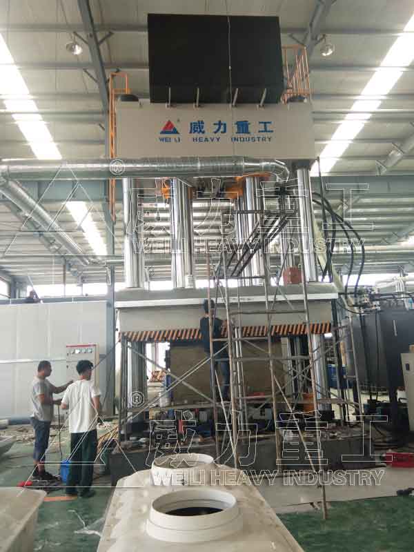 SMC玻璃鋼化糞池專(zhuān)用液壓機